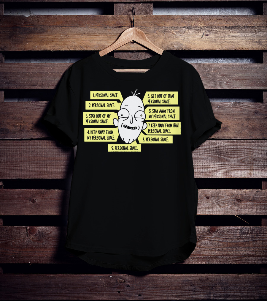 Phillip Jacobs Personal Space Quotes Numbered List T-Shirt