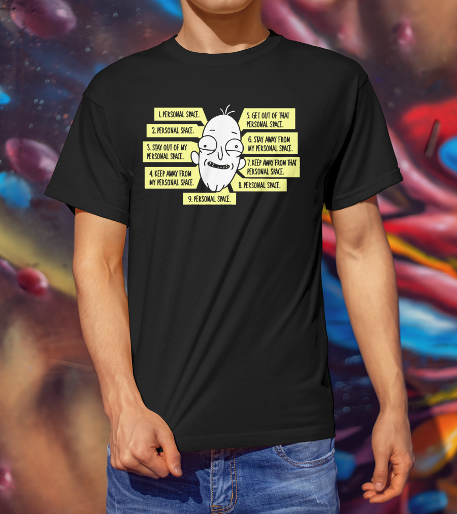Phillip Jacobs Personal Space Quotes Numbered List T-Shirt