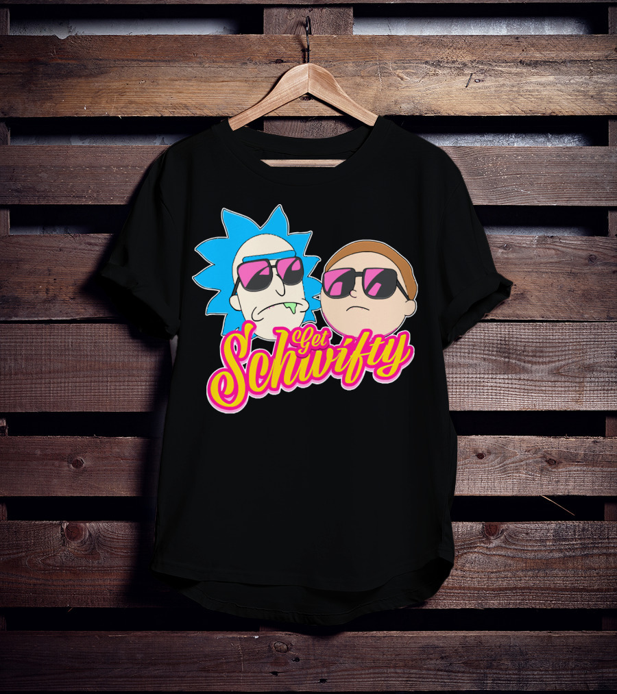 Rick And Morty Get Schwifty Sunglasses Edition T-Shirt