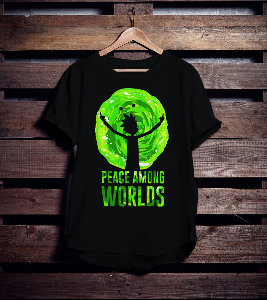Rick And Morty Peace Among Worlds Portal T-Shirt