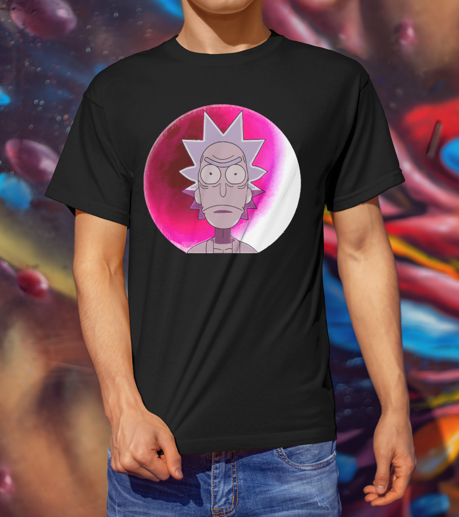 Samurai Rick Anime Crossover Style Expression T-Shirt