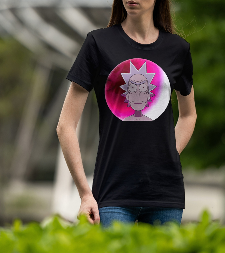 Samurai Rick Anime Crossover Style Expression T-Shirt