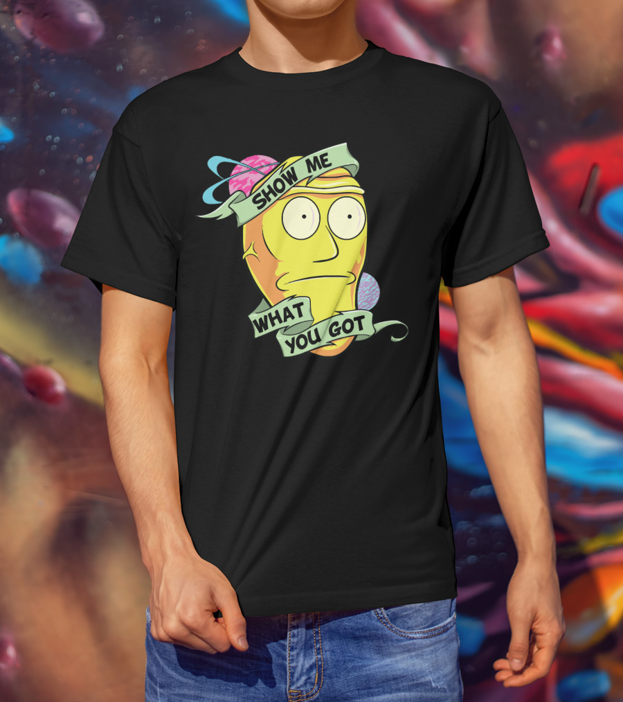 Show Me What You Got Head With Planets T-Shirt