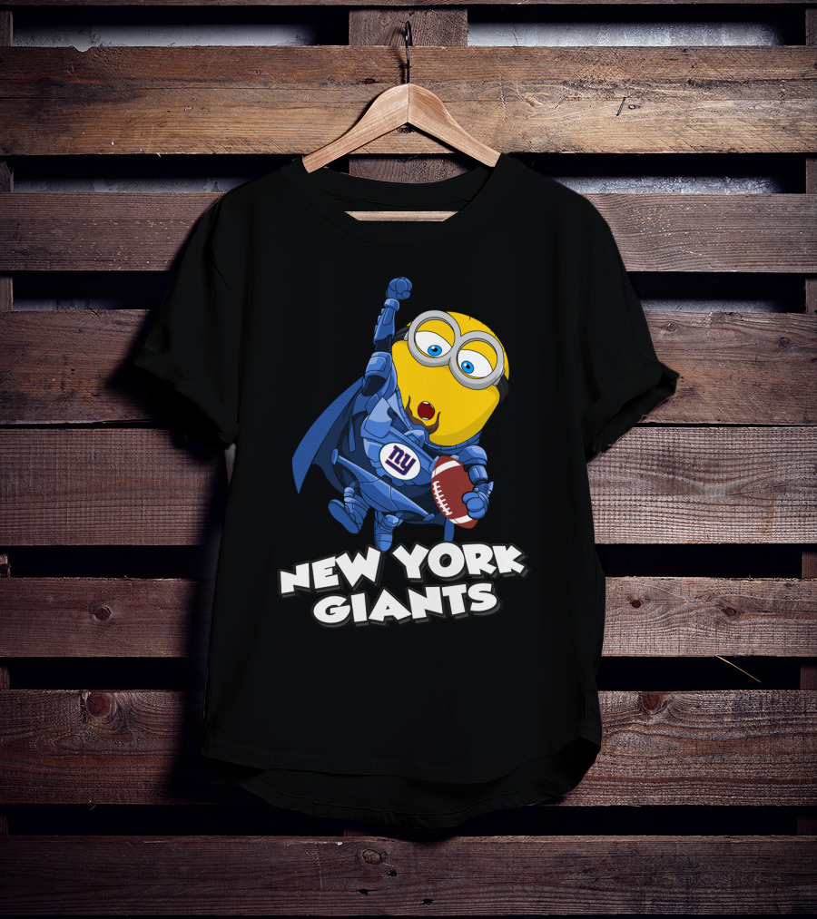 New York Giants Minion Football Superhero T-Shirt