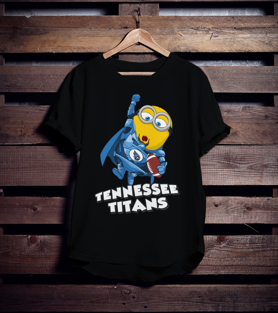 Tennessee Titans Minion Football Fan Burst T-Shirt
