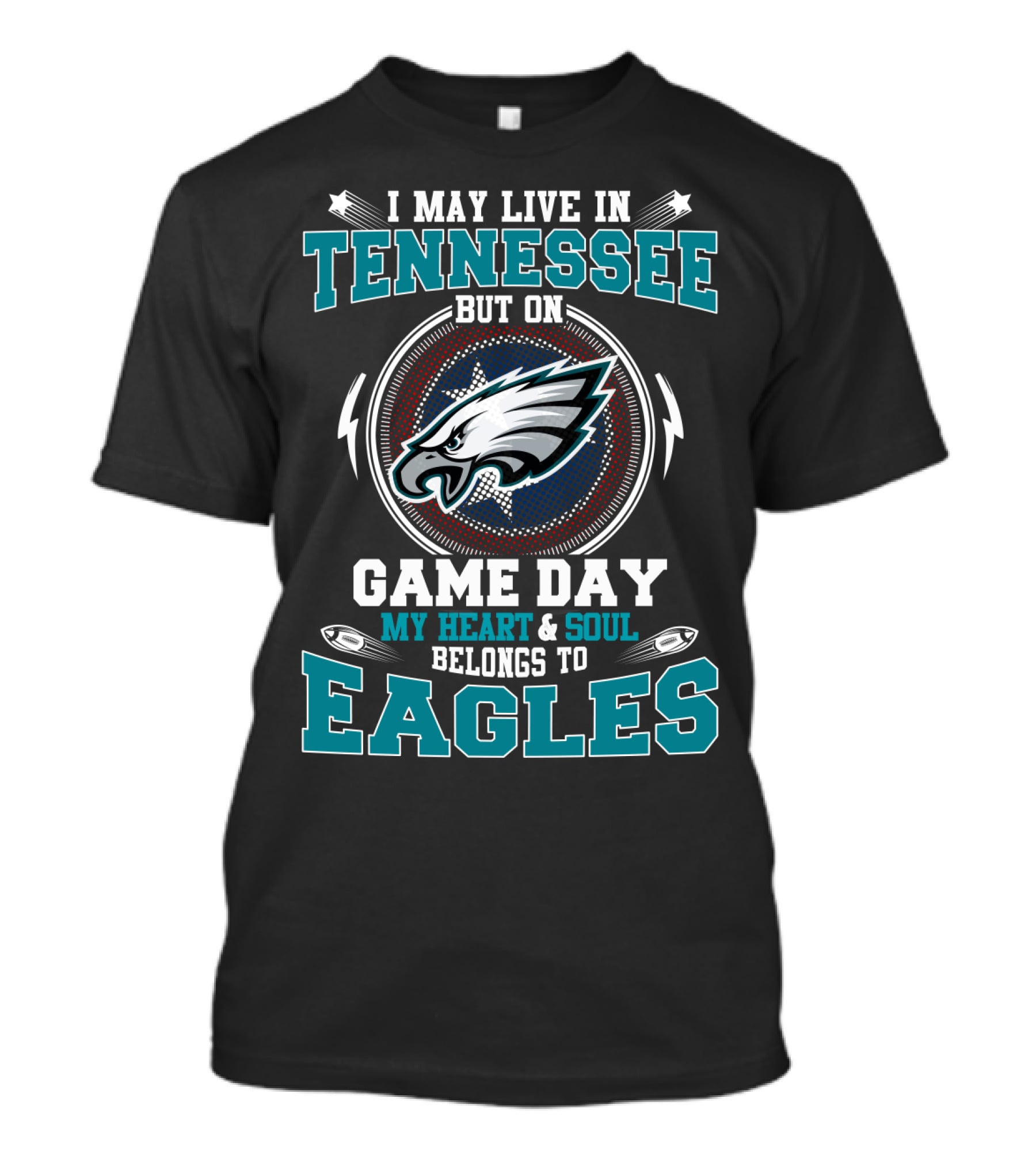 Tennessee Game Day My Heart & Soul Belongs To Eagles T-Shirt