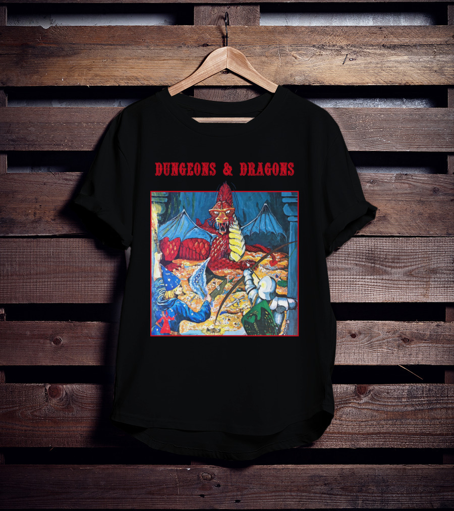 Dungeons And Dragons Basic Set Vintage Illustration Adventure T-Shirt