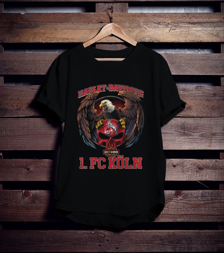 Harley Davidson Eagle 1. Fc Köln Motorcycles T-Shirt