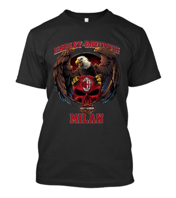 Harley Davidson Milan Eagle Acm 1899 T-Shirt