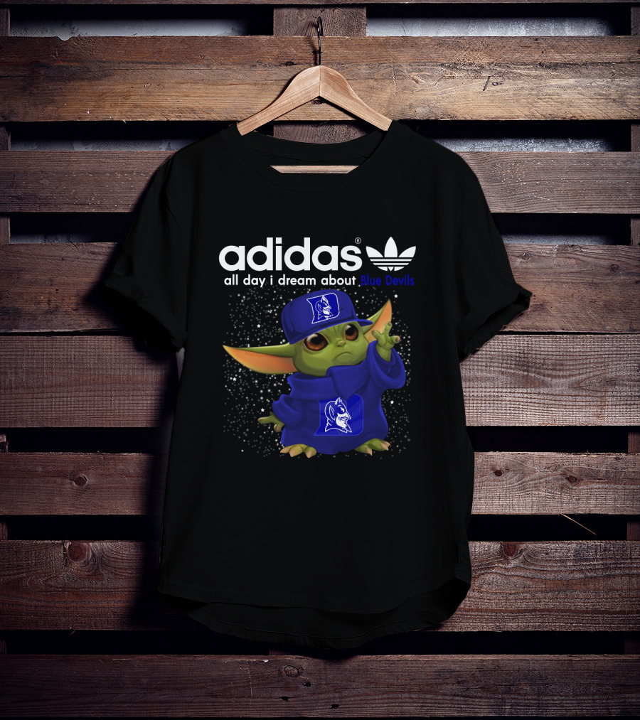 All Day I Dream About Blue Devils Yoda T-Shirt