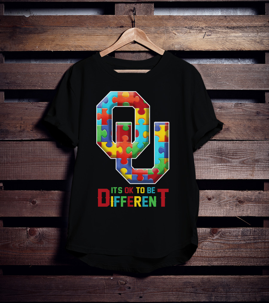 OU It's OK To Be Different Puzzle T-Shirt