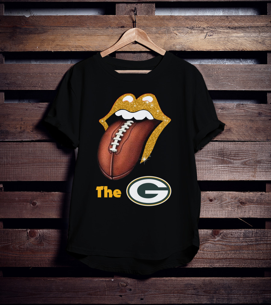 The Smile Packers Football Glitter T-Shirt