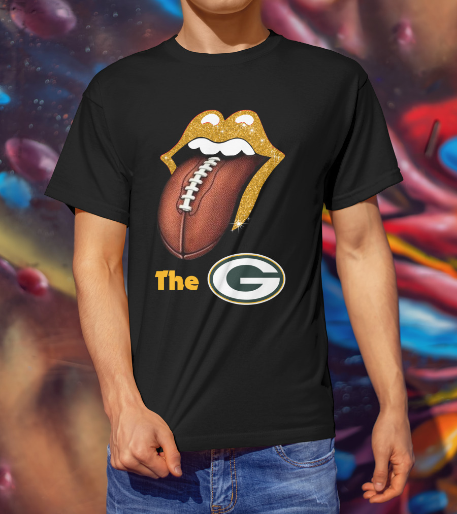 The Smile Packers Football Glitter T-Shirt