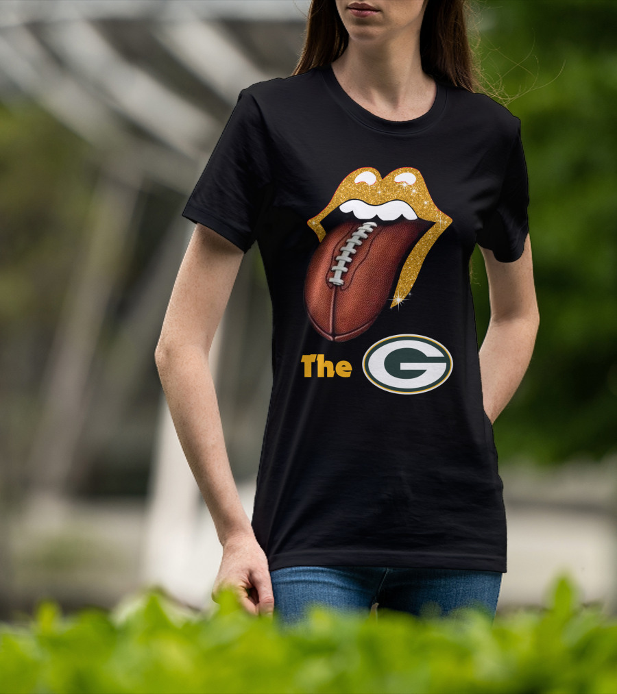 The Smile Packers Football Glitter T-Shirt