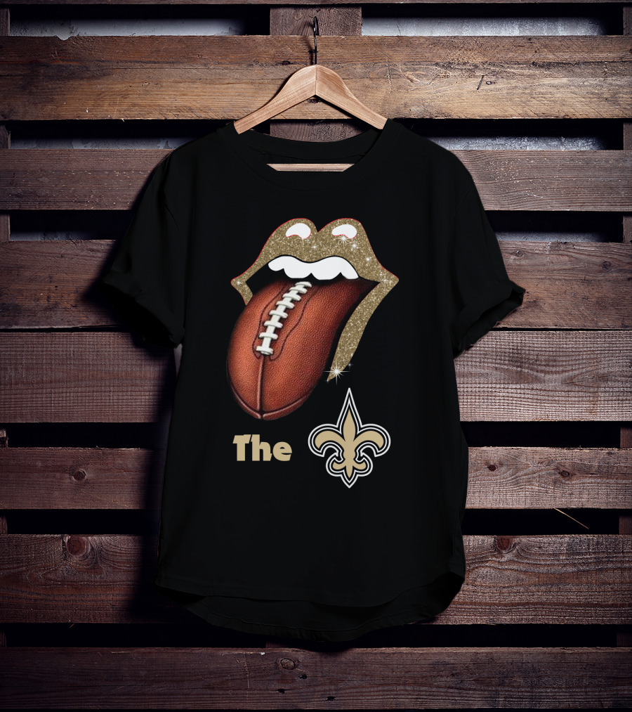 The Smile Saints Football Iconic Logo Fleur-de-Lis T-Shirt
