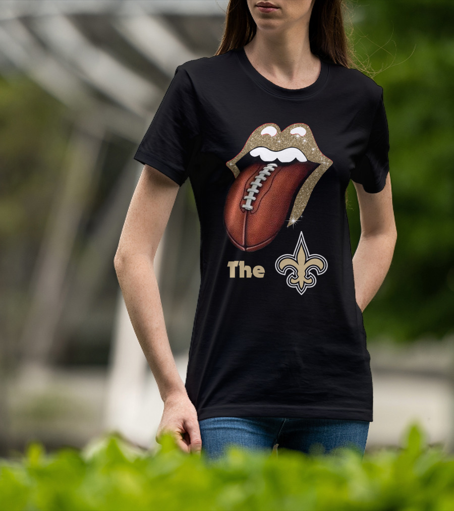 The Smile Saints Football Iconic Logo Fleur-de-Lis T-Shirt