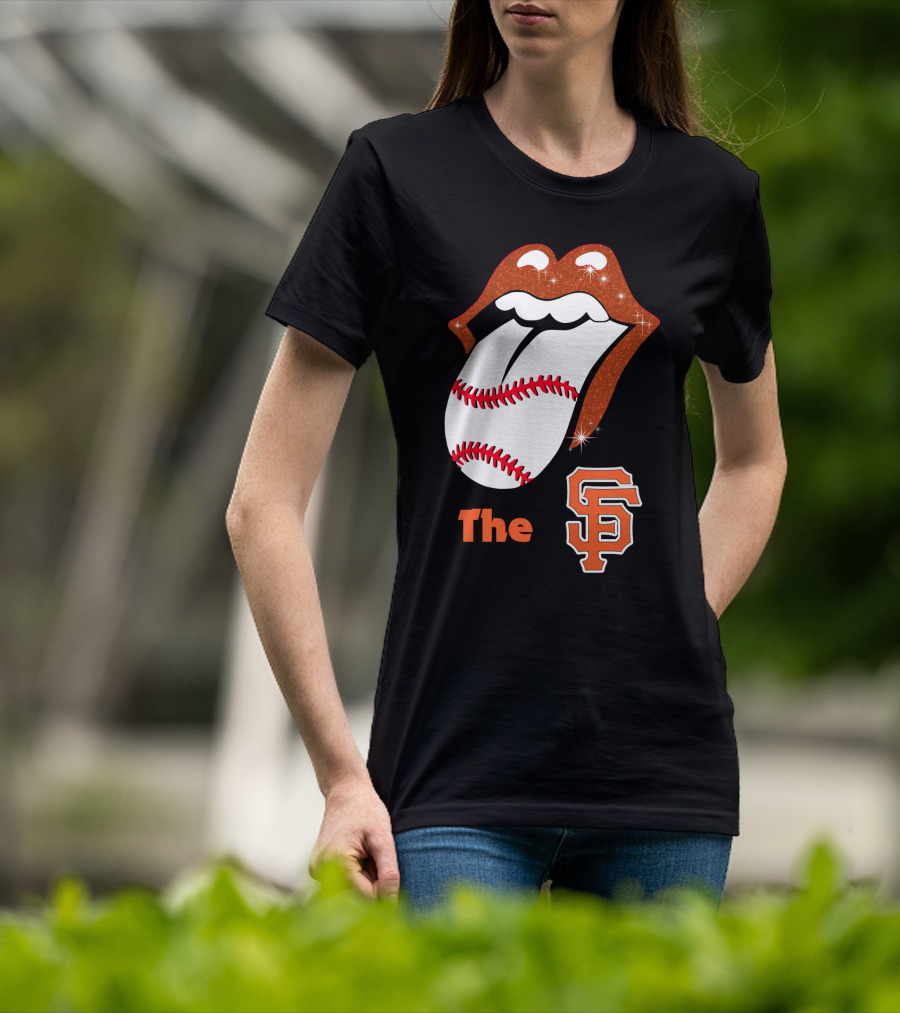 The SF Giants Baseball Tongue T-Shirt