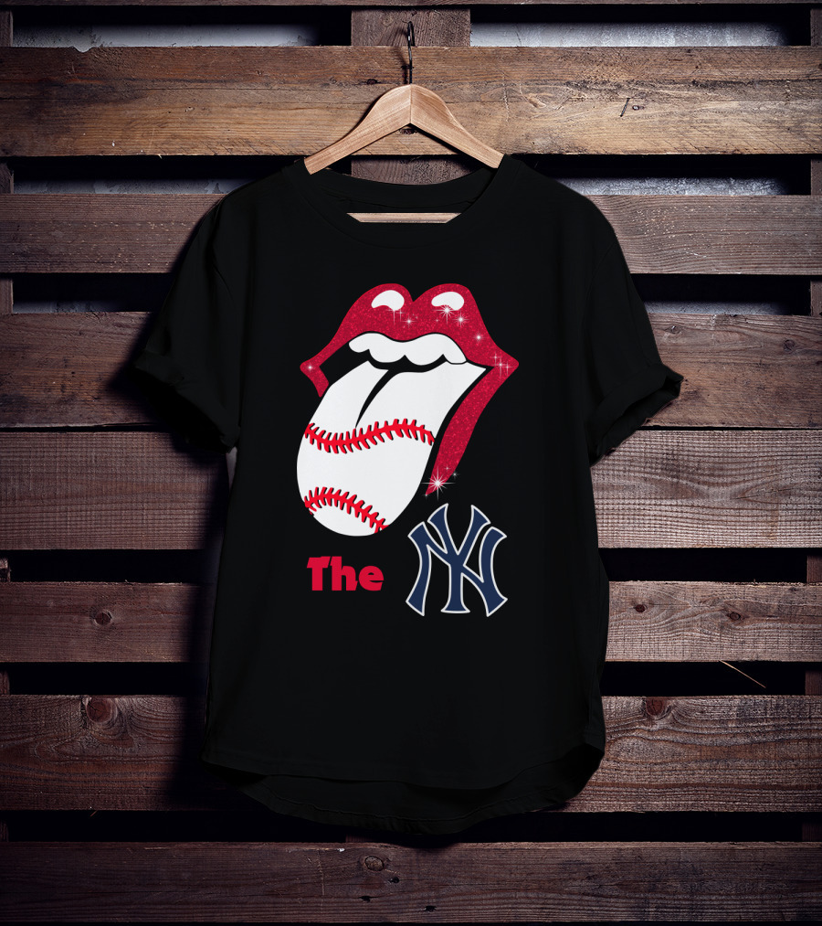 The Yankees Baseball Rolling Tongue T-Shirt