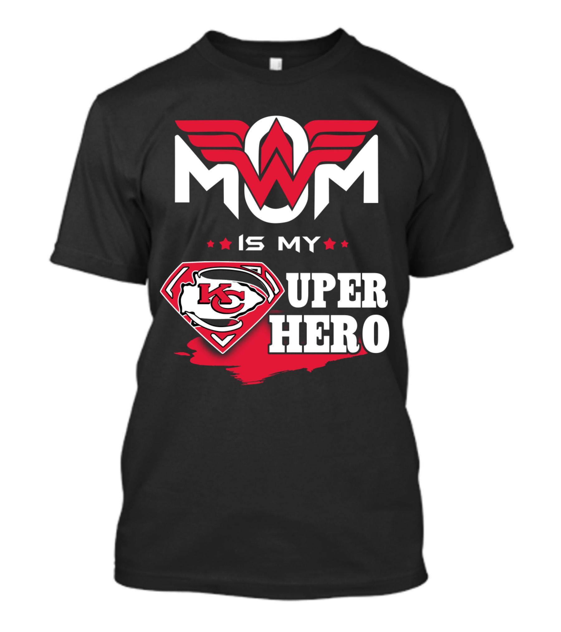Mom Is My Kc Chiefs Super Hero T-Shirt