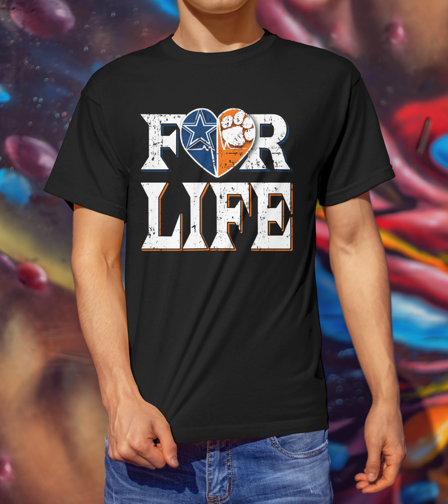 For Life Cowboys Clemson T-Shirt