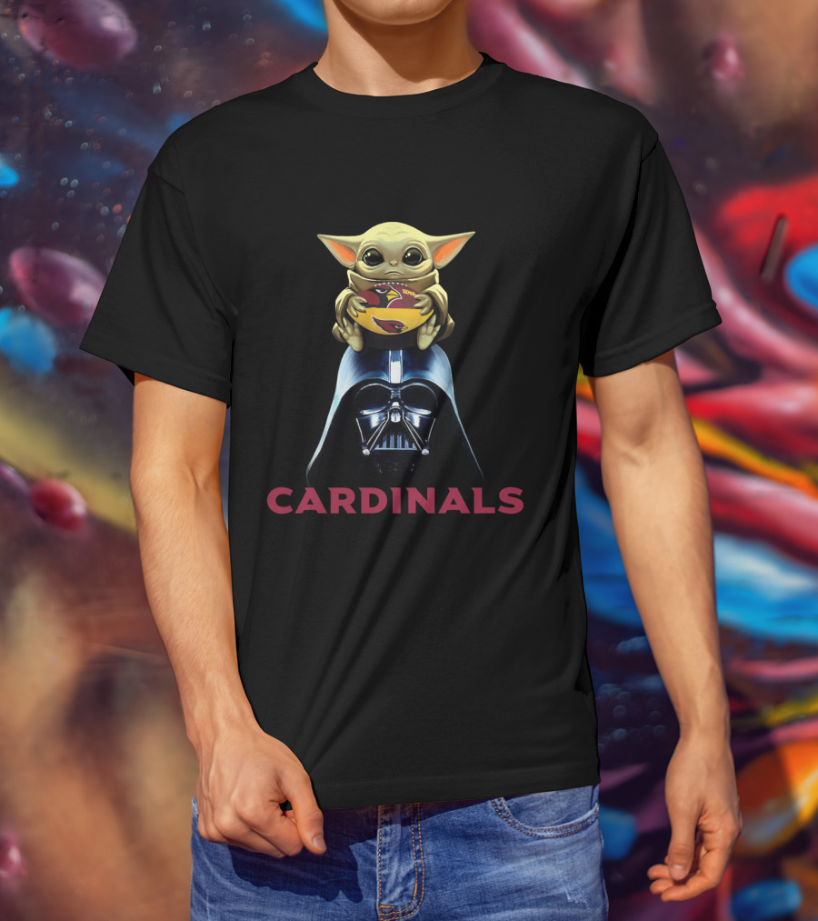 Nfl Ac Cardinals Baby Alien Dark Helmet T-Shirt