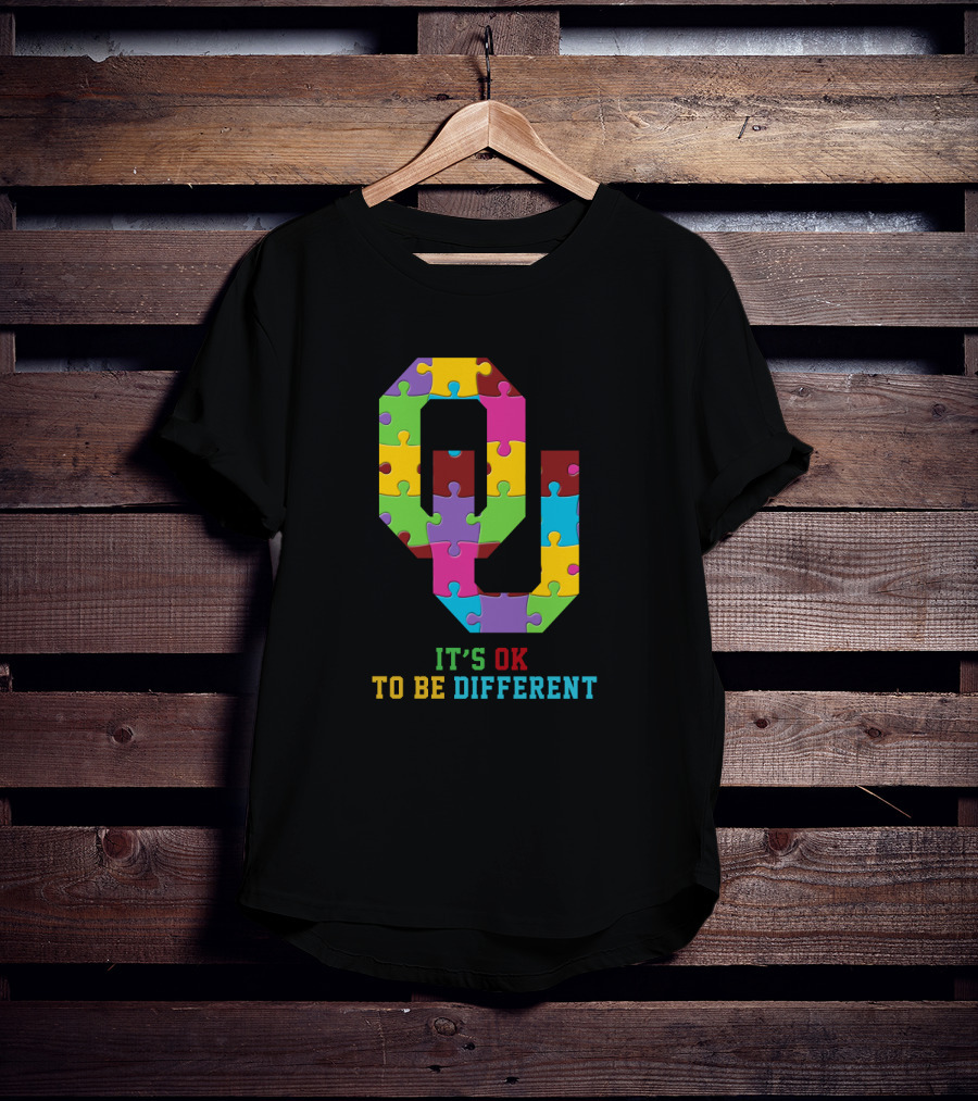 Q Puzzle It's Ok To Be Different T-Shirt