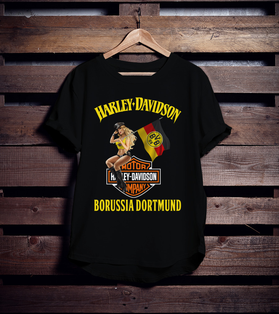Harley Davidson Borussia Dortmund Bvb 09 Motor Company T-Shirt