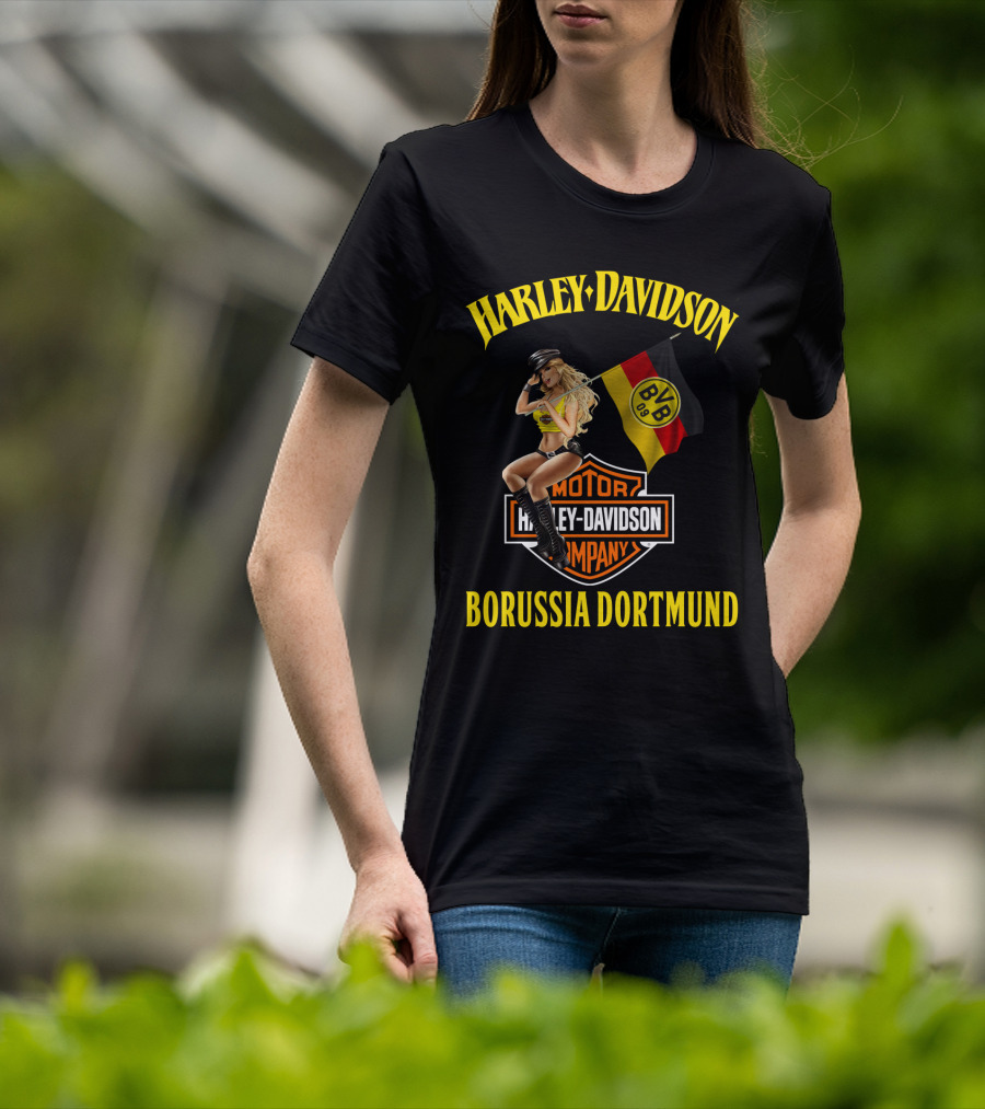 Harley Davidson Borussia Dortmund Bvb 09 Motor Company T-Shirt