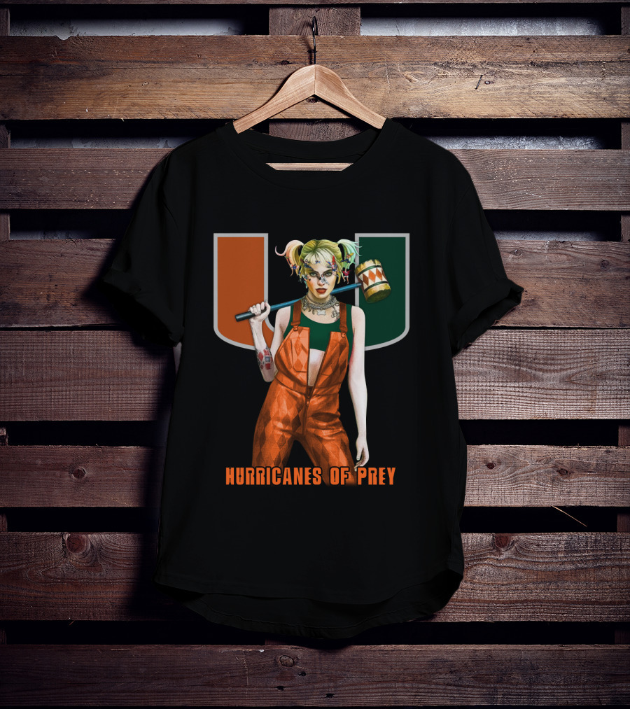 Hurricanes Of Prey Miami U Character Fusion T-Shirt
