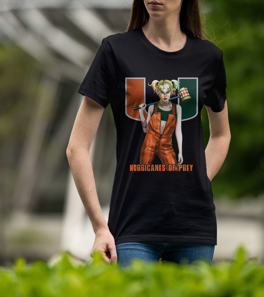 Hurricanes Of Prey Miami U Character Fusion T-Shirt