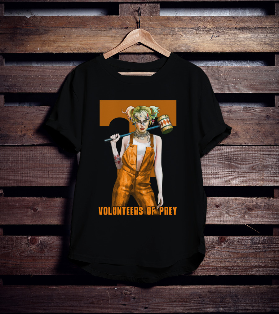 Volunteers Of Prey Tennessee Iconic Figure With Hammer T-Shirt
