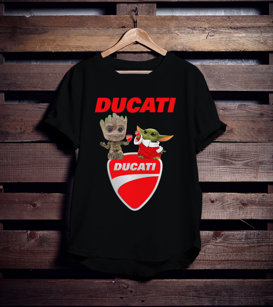 Ducati Groot Yoda Guardians Star Wars Collaboration T-Shirt