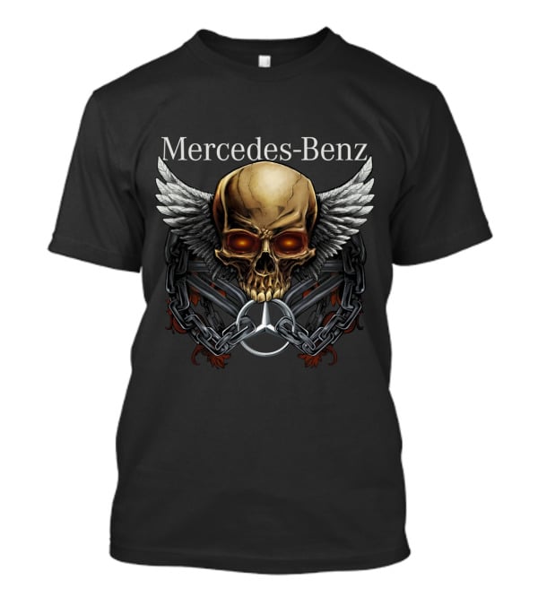 Mercedes Benz Skull Wings T-Shirt