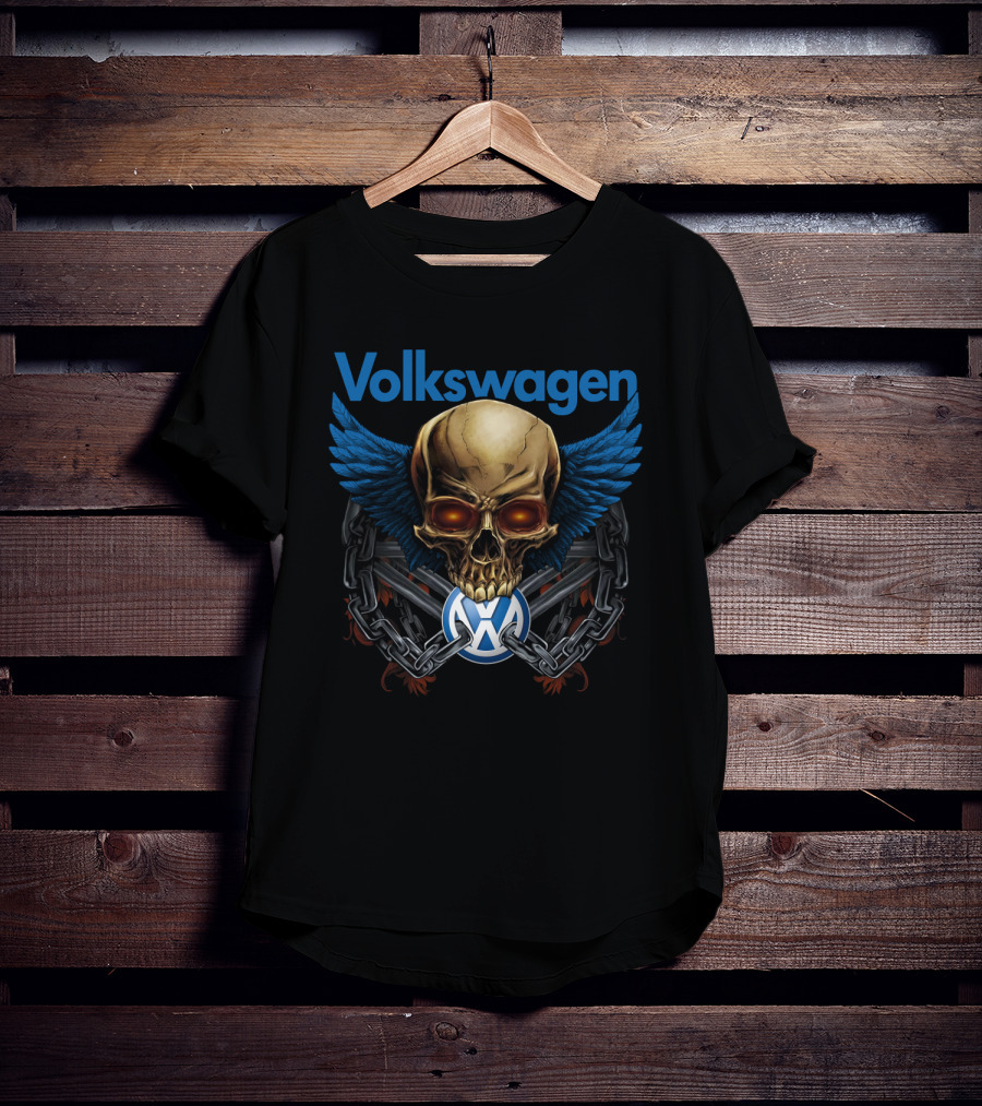Volkswagen Skull Wings Chain T-Shirt