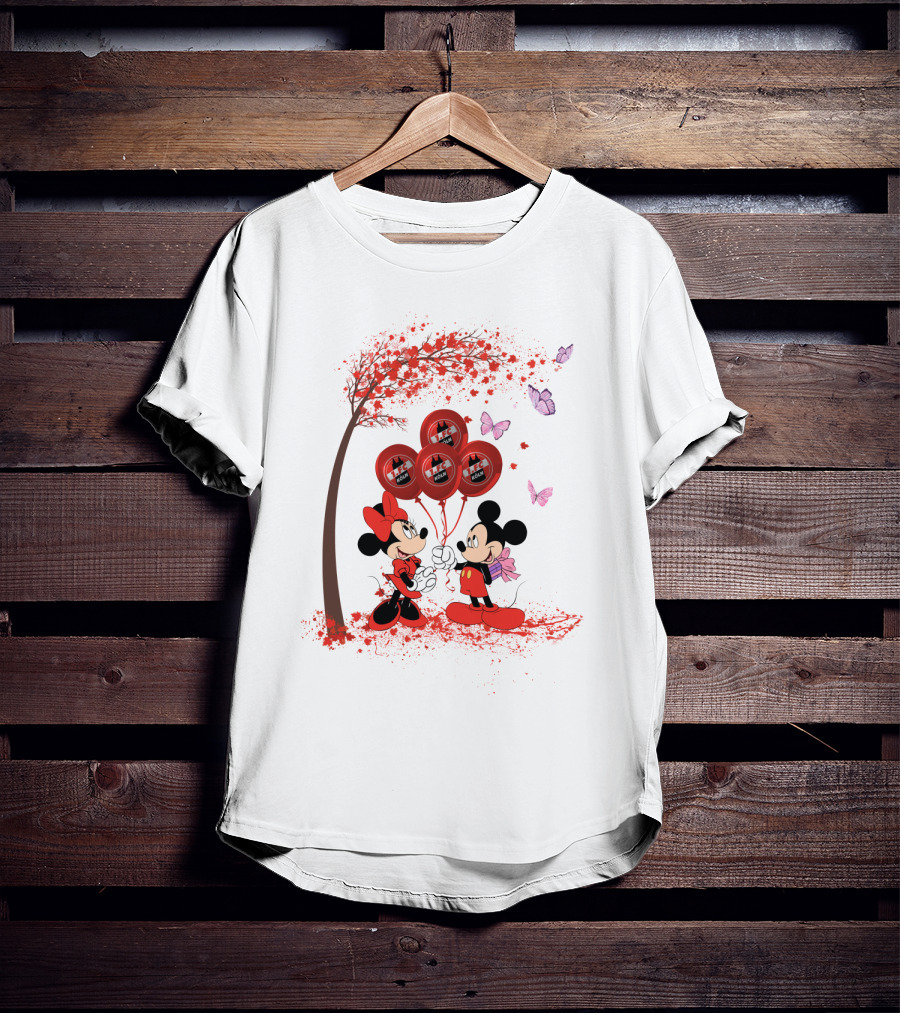 DH 29 Bundesliga 1 FC Köln Minnie Mickey Mouse Balloons T-Shirt