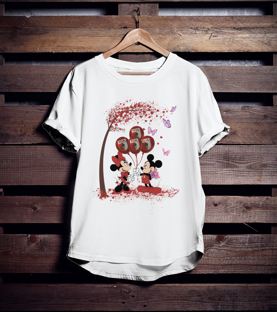 DH 29 Bundesliga FC Augsburg FCA Balloons With Mice And Tree T-Shirt