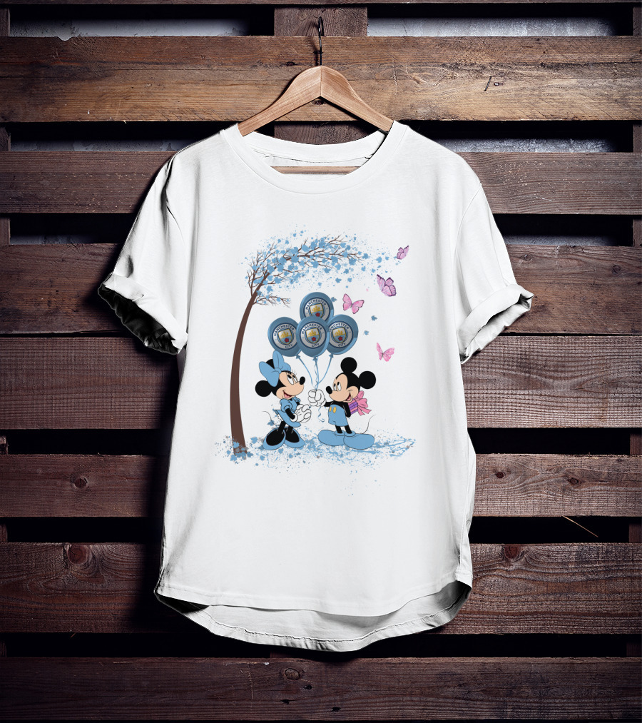 DH 29 Premier League Manchester City Disney Balloons T-Shirt
