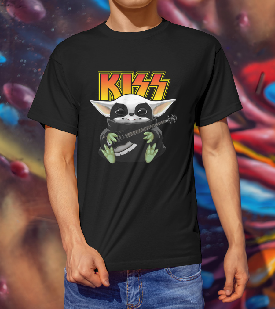 KISS Eric Singer Baby Alien With Guitar T-Shirt