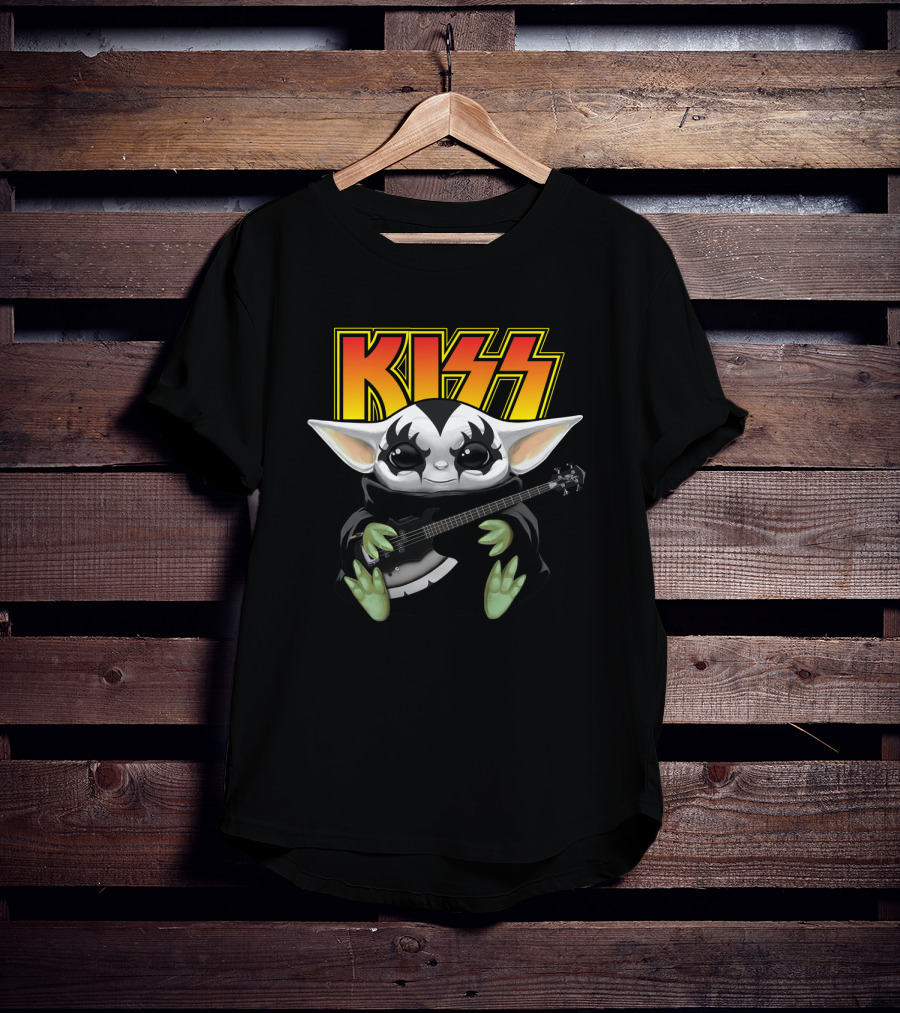 KISS Gene Simmons Baby Alien Guitar T-Shirt