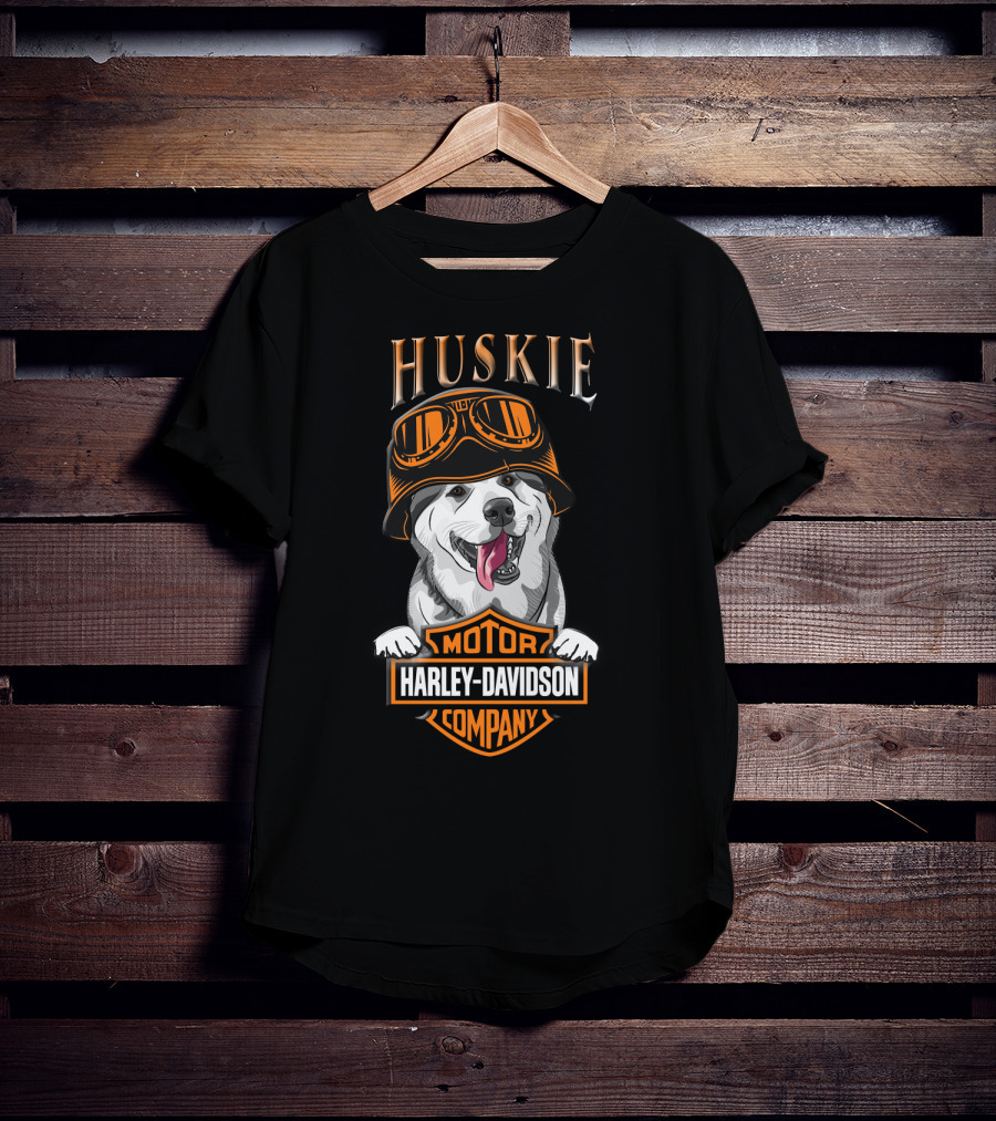 Huskie Harley Davidson Motorcycle Company T-Shirt
