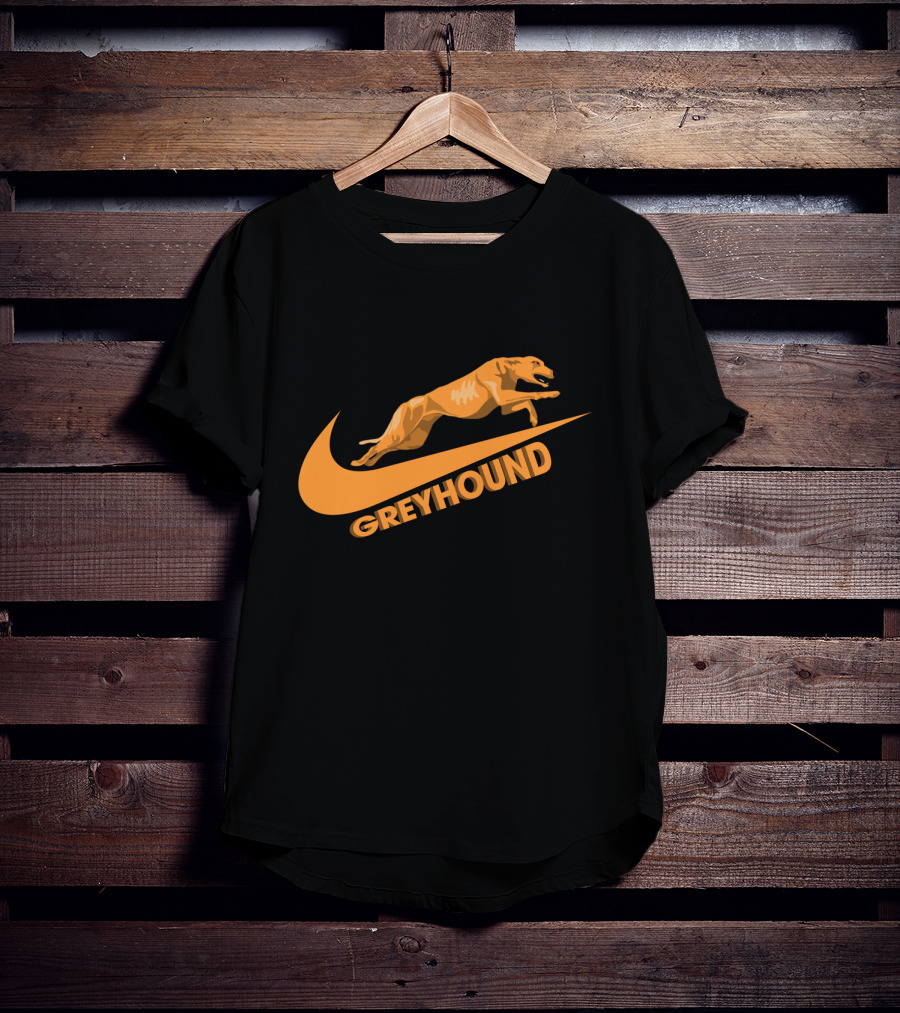 Greyhound Nike Jumping Dog T-Shirt
