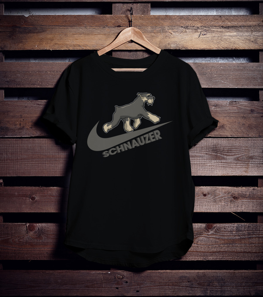 Schnauzer Nike Swoosh T-Shirt
