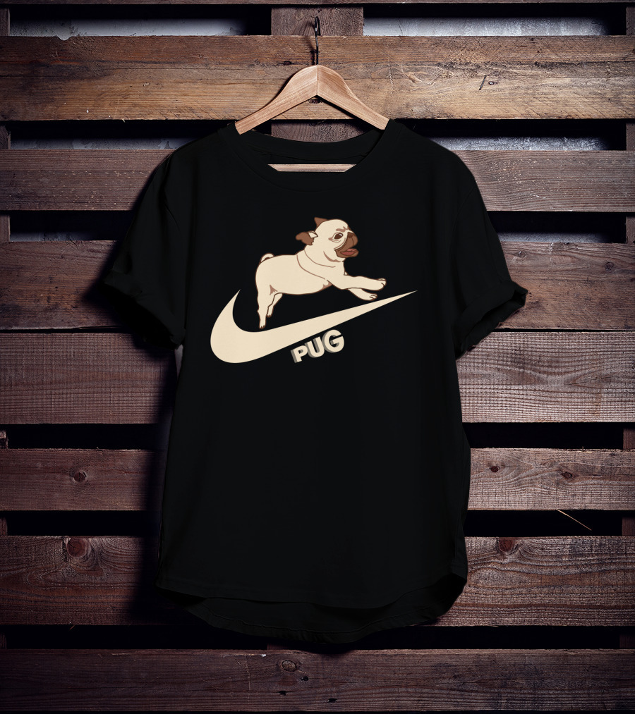 Pug Nike Logo Style T-Shirt