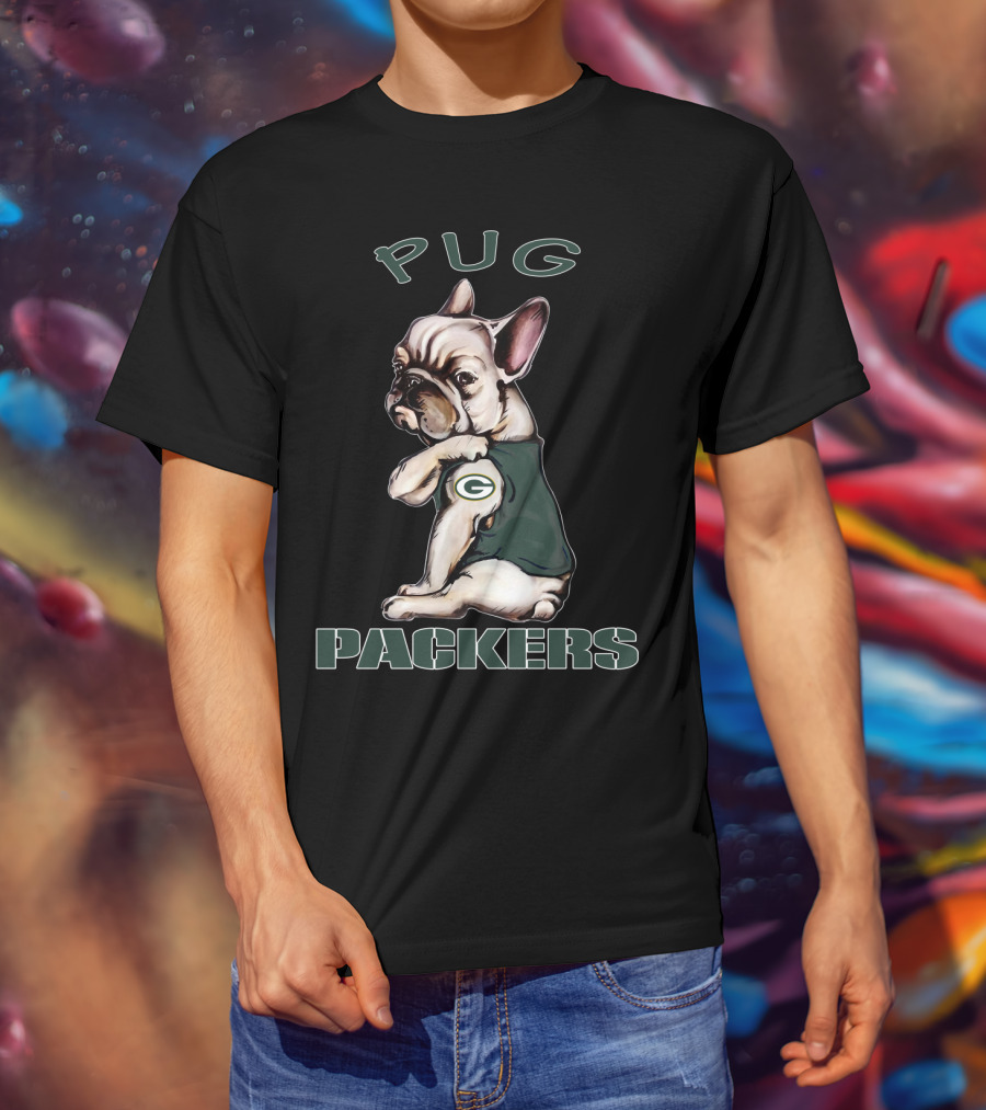 Pug Packers Green Bay Nflgbp Fan T-Shirt