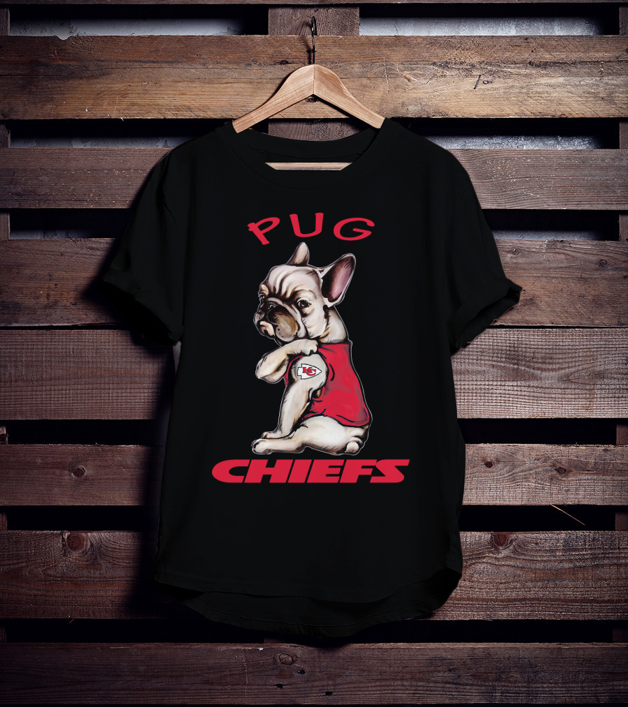 Pug Chiefs Nflkcc T-Shirt