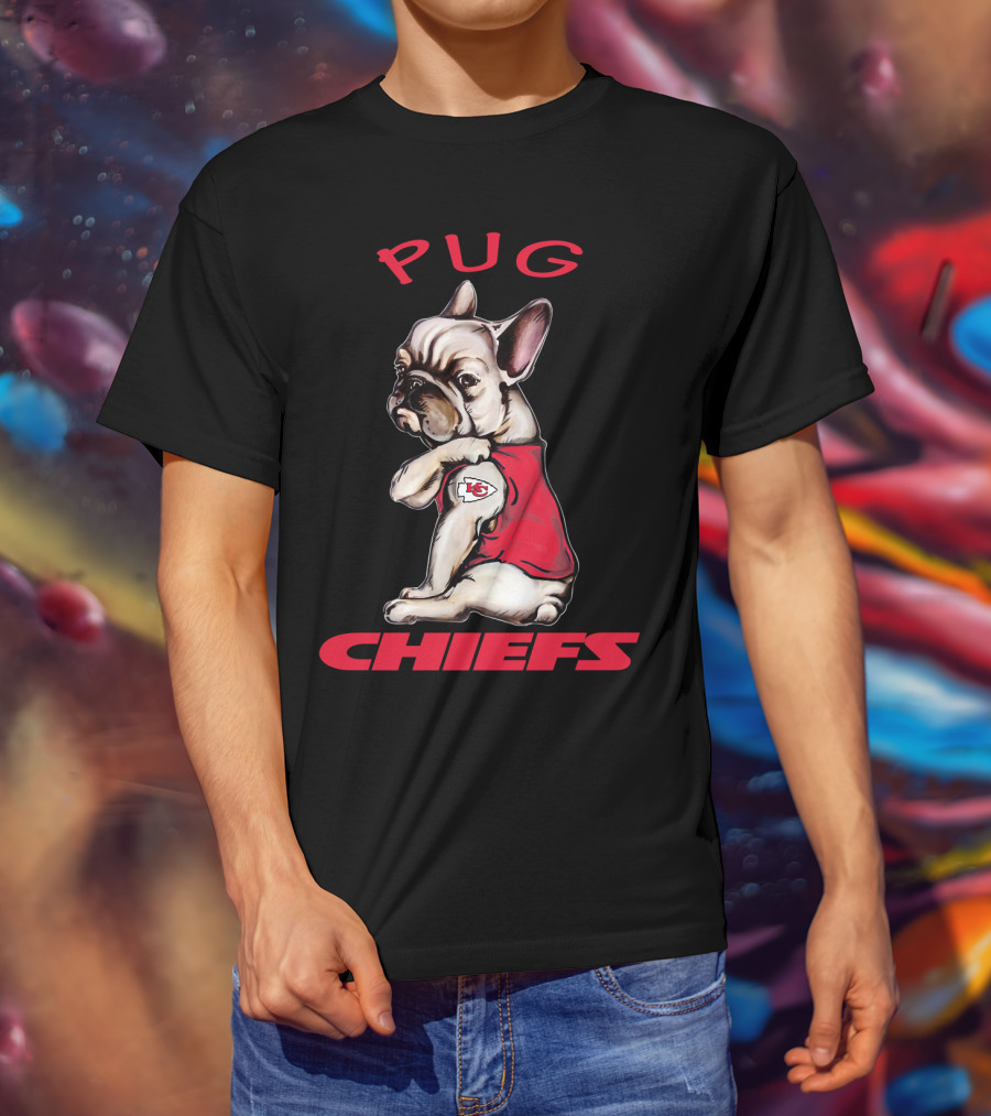 Pug Chiefs Nflkcc T-Shirt