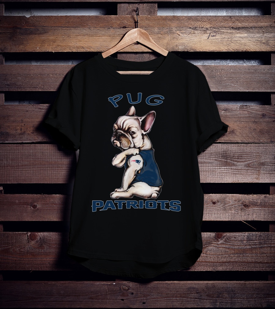 Pug Patriots Nflnep T-Shirt