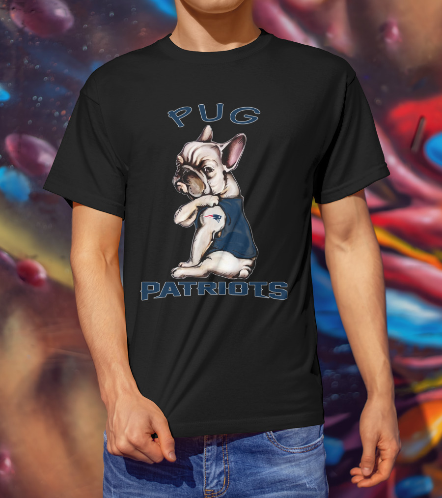 Pug Patriots Nflnep T-Shirt