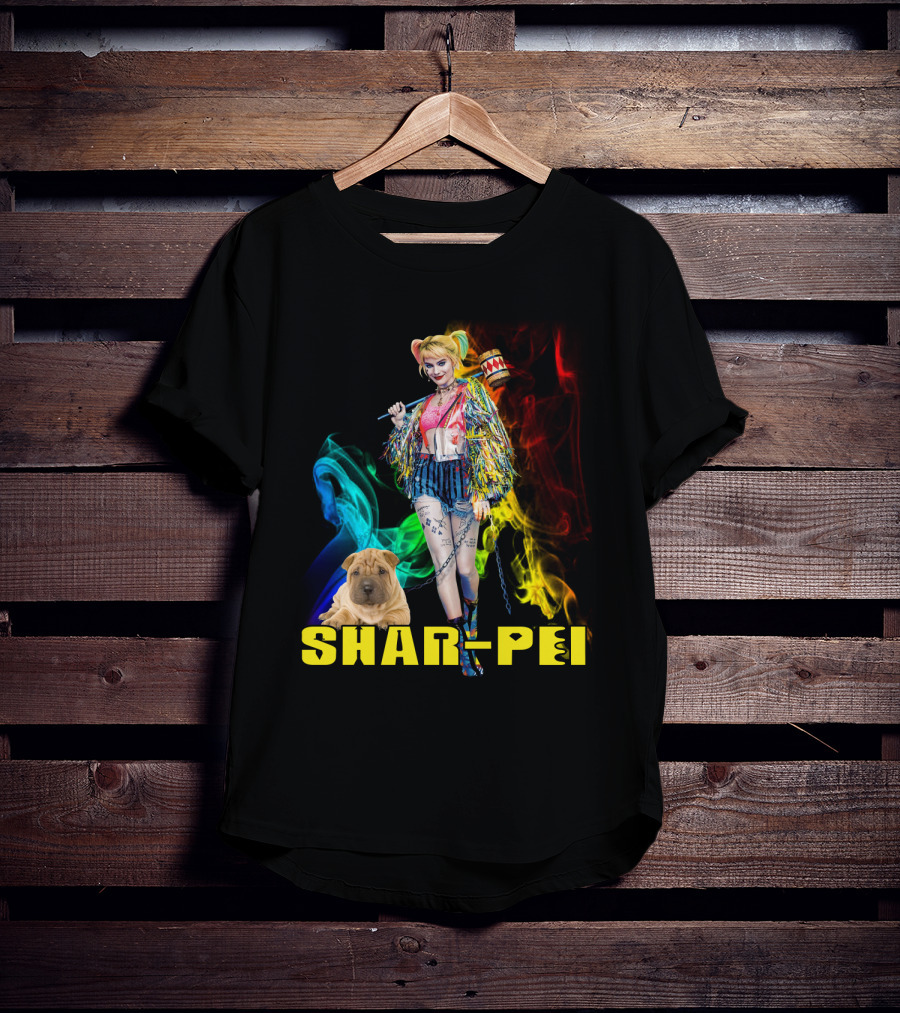 Shar-Pei Harley Quinn Dh T-Shirt
