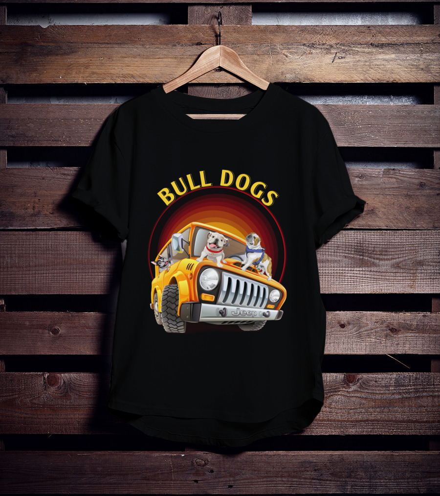 Bull Dogs Jeep Adventure Car 51 Dh T-Shirt